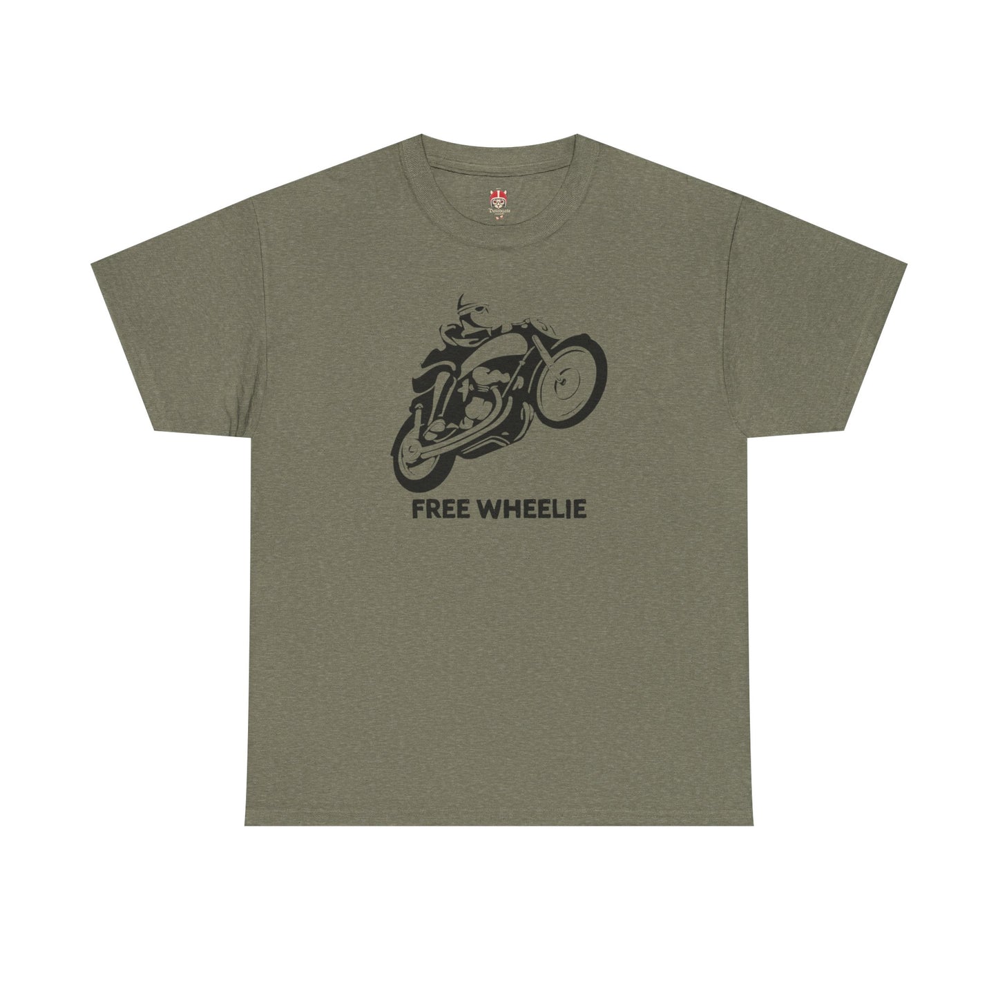 FREE WHEELIE - Unisex Heavy Cotton Tee