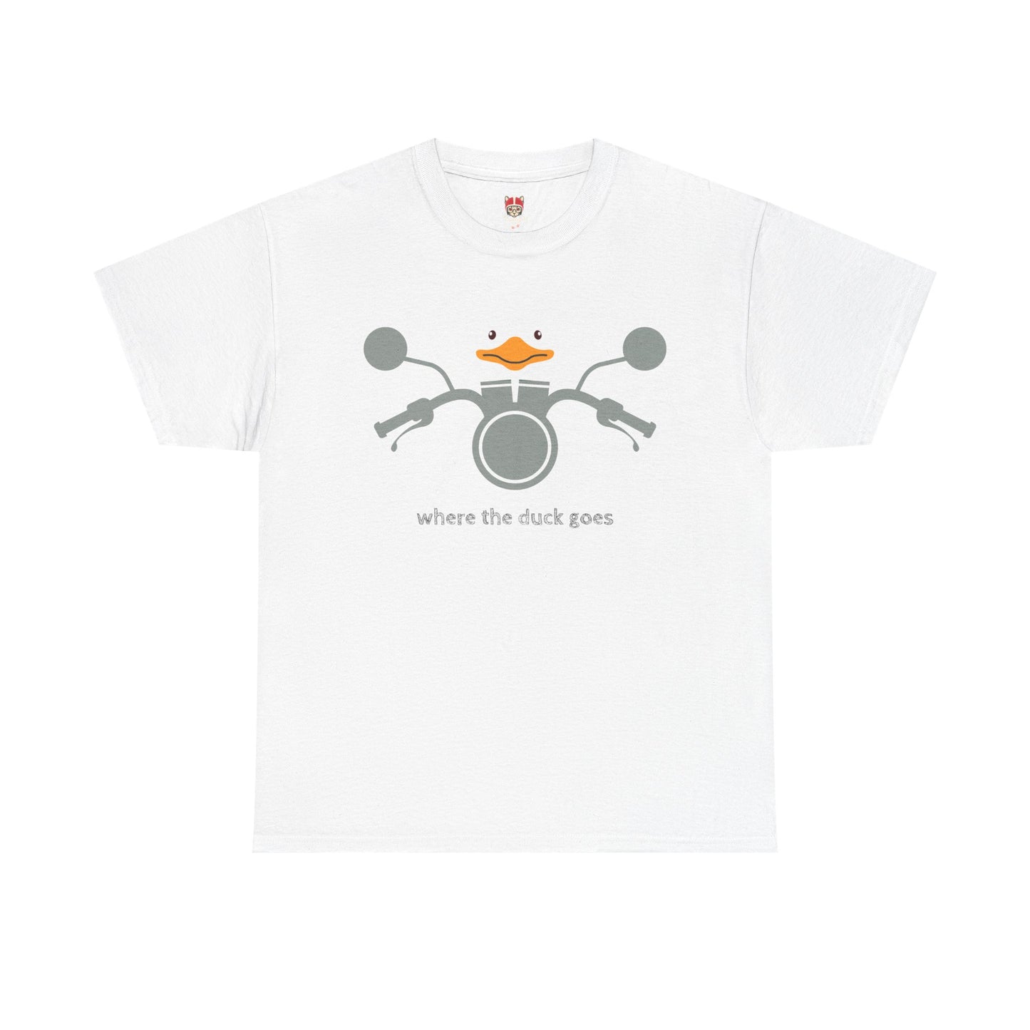 WHERE THE DUCK GOES - Unisex Heavy Cotton Tee