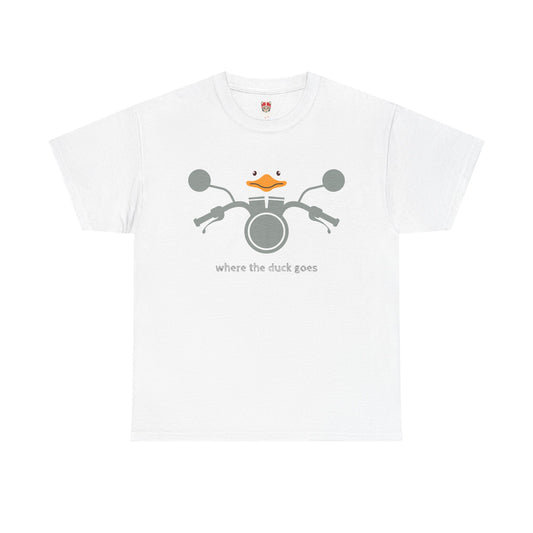 WHERE THE DUCK GOES - Unisex Heavy Cotton Tee