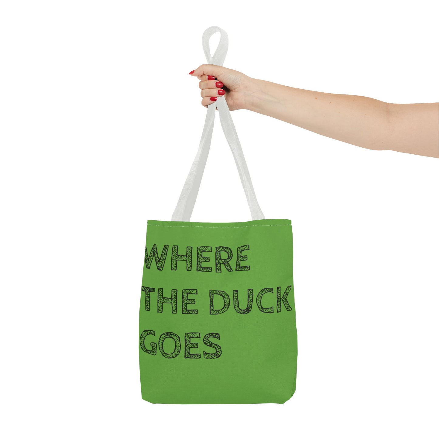 WHERE THE DUCK GOES - Tote Bag (AOP)