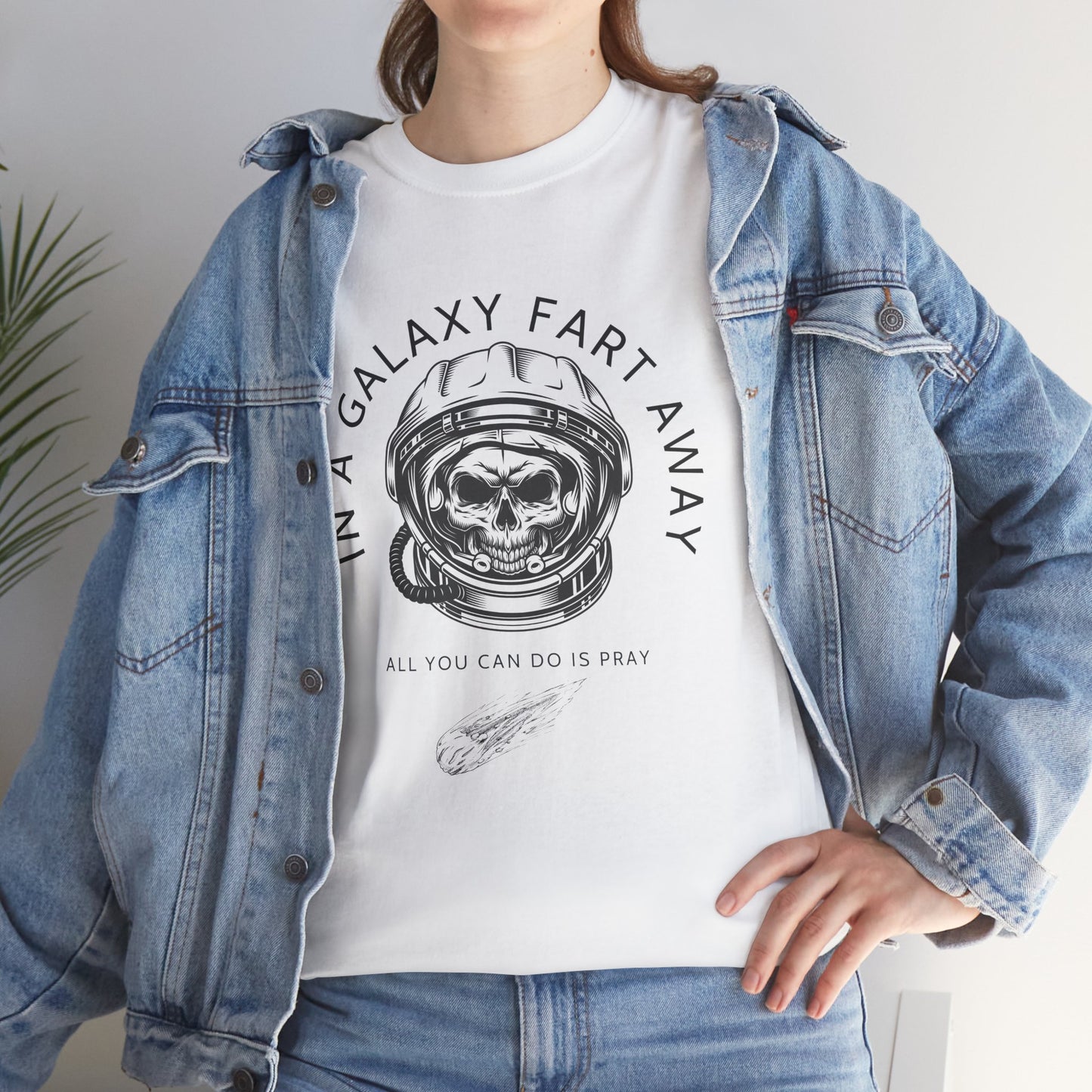 FART AWAY - Unisex Heavy Cotton Tee