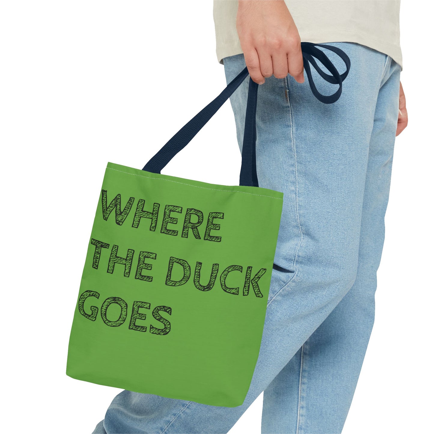 WHERE THE DUCK GOES - Tote Bag (AOP)