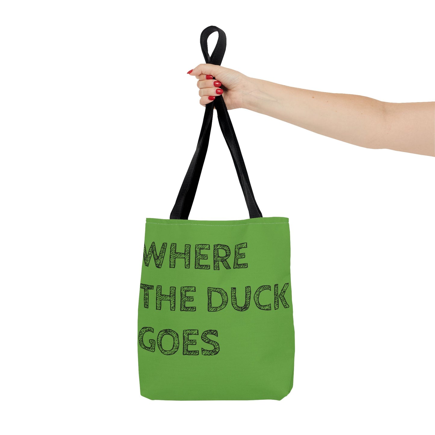 WHERE THE DUCK GOES - Tote Bag (AOP)