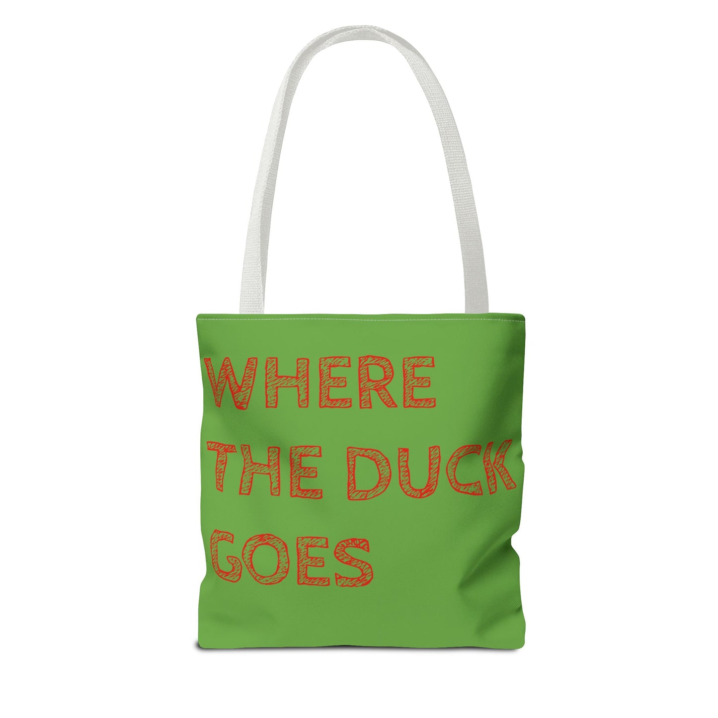 WHERE THE DUCK GOES - Tote Bag (AOP)