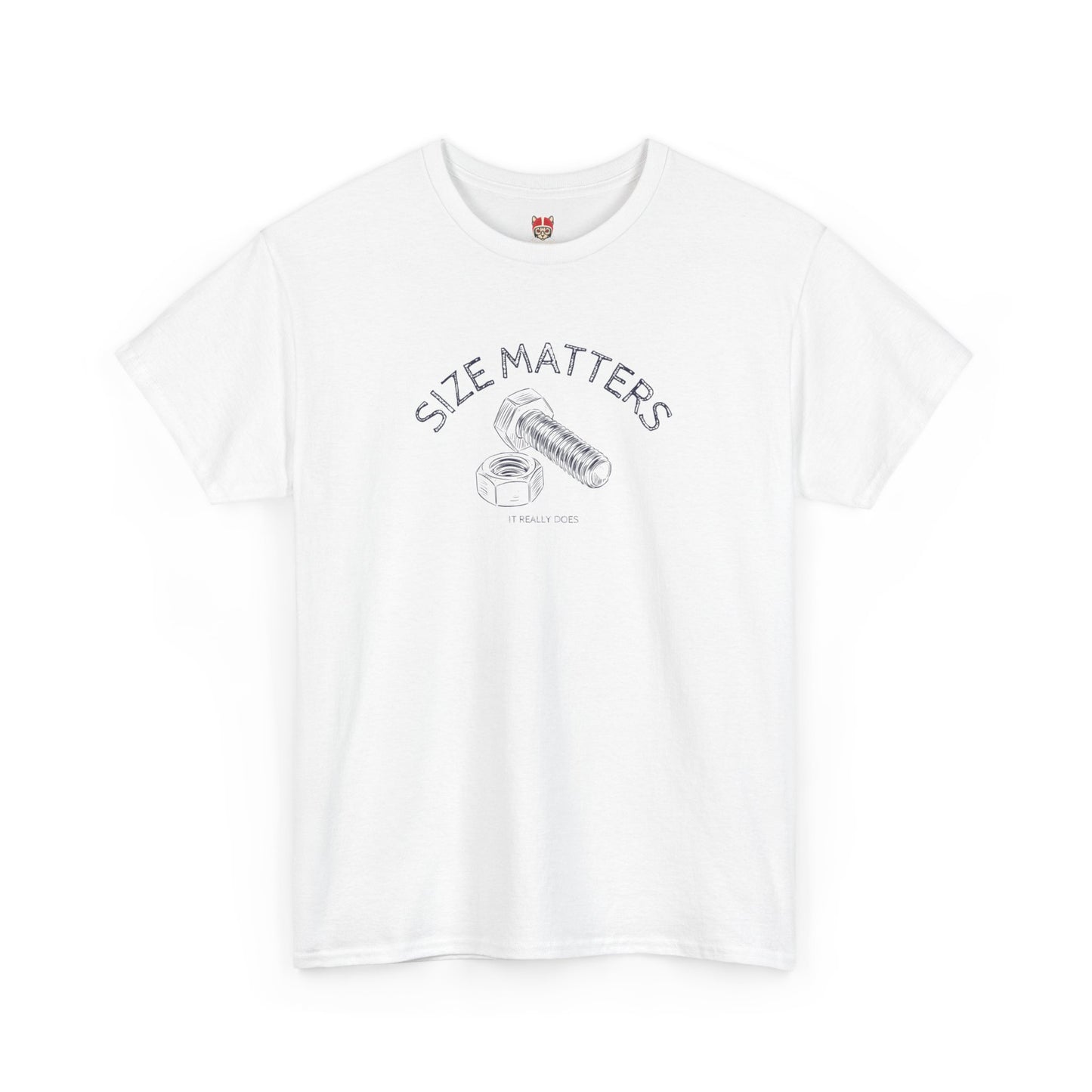 SIZE MATTERS - Unisex Heavy Cotton Tee