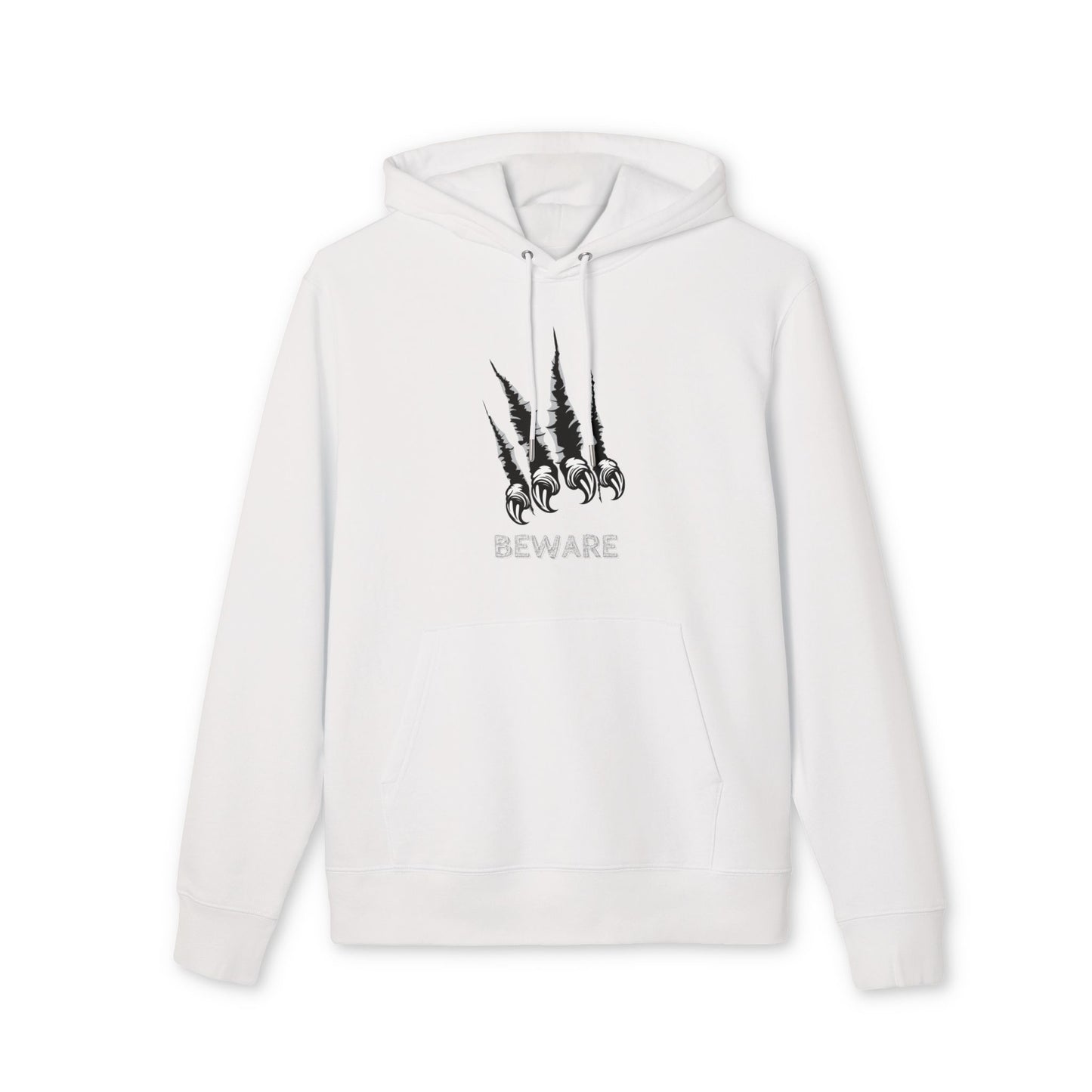 Beware Claw Design Unisex Hoodie - Perfect for Halloween and Everyday Wear