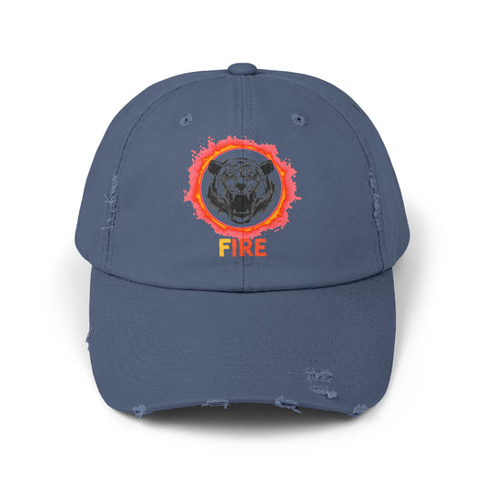 FIRE - Unisex Distressed Cap