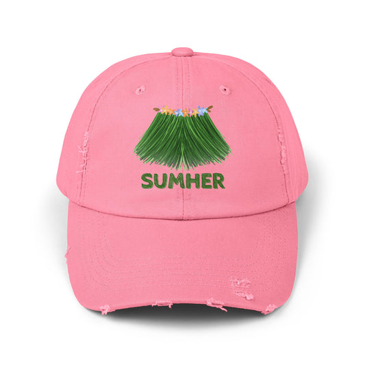 SUMHER - Unisex Distressed Cap