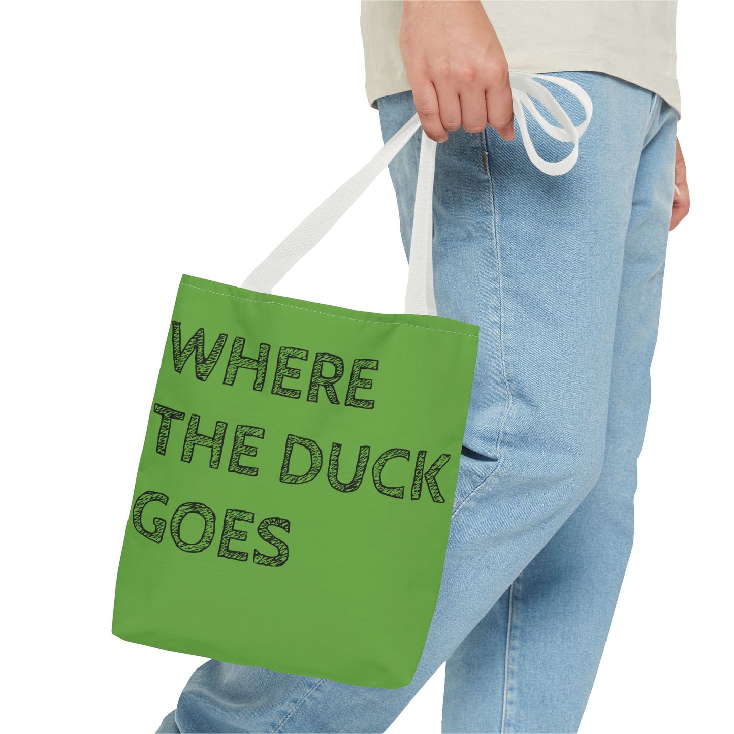 WHERE THE DUCK GOES - Tote Bag (AOP)