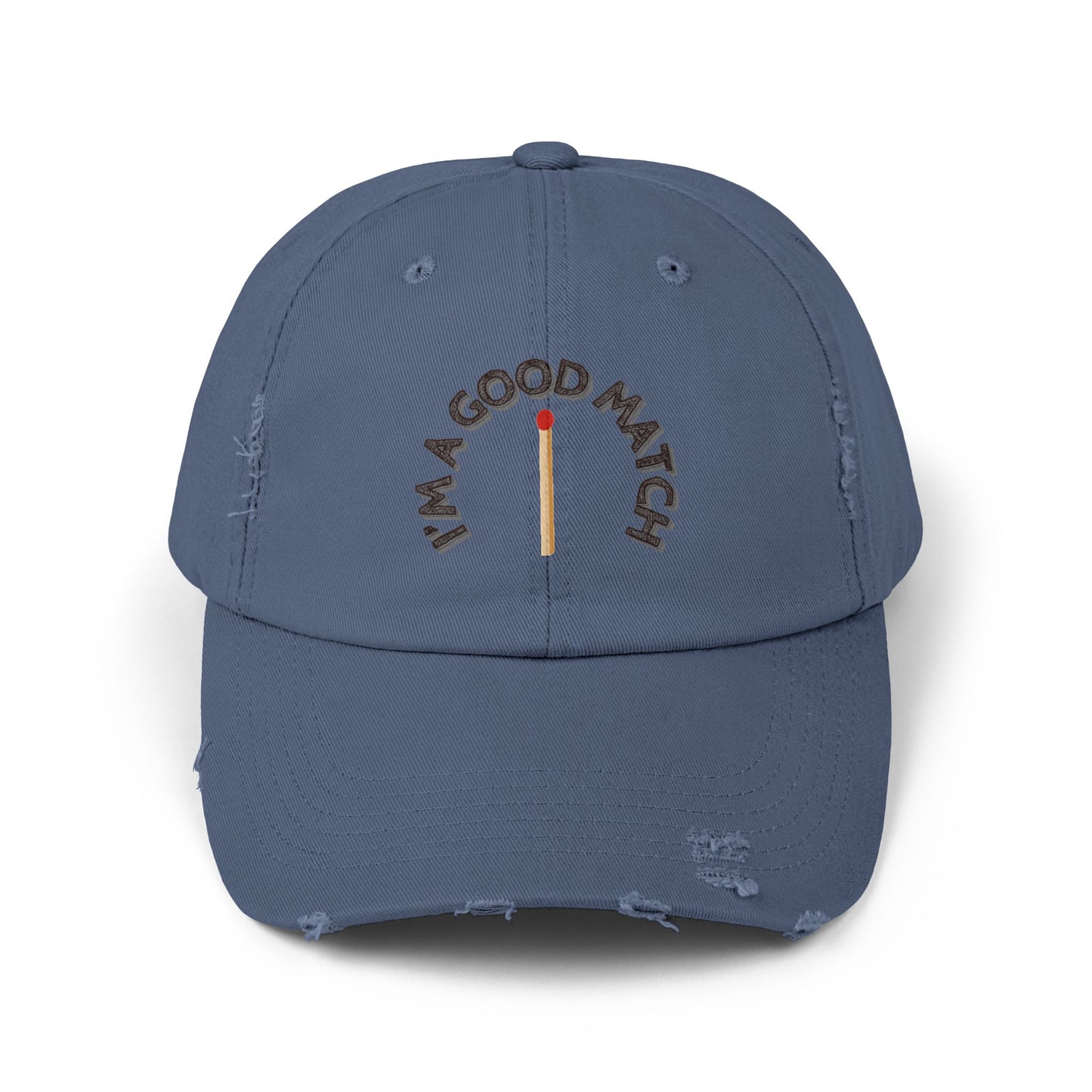 GOOD MATCH  - Unisex Distressed Cap